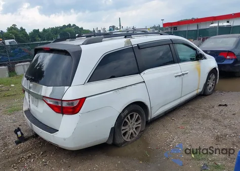 2013 Honda Odyssey Ex-L from USA, damaged, VIN 5FNRL5H62DB031164